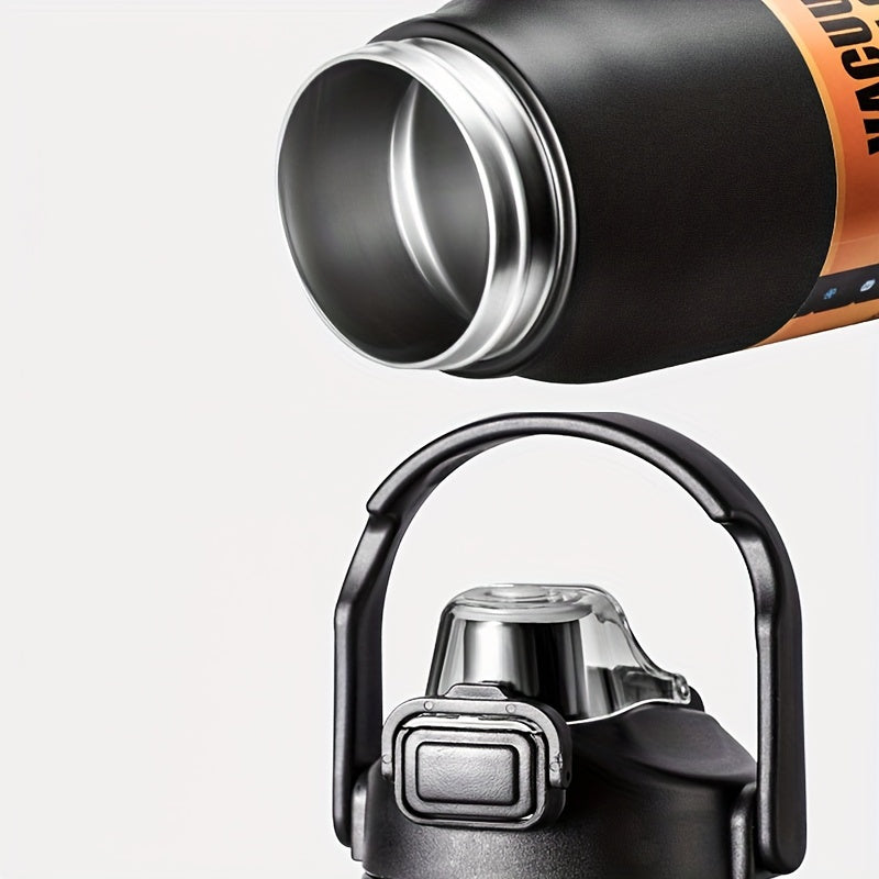 1500/1200ml Stainless Steel 1pc Vacuum Cup With Handle Leakproof