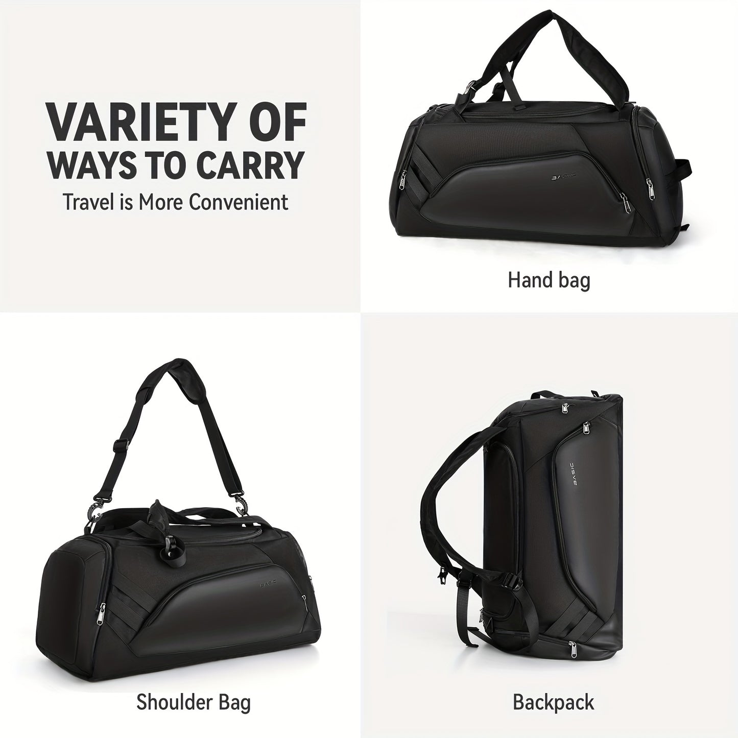 Extra-Large Capacity Gym Bag - Waterproof and Durable Design with Dry and Wet Separation,