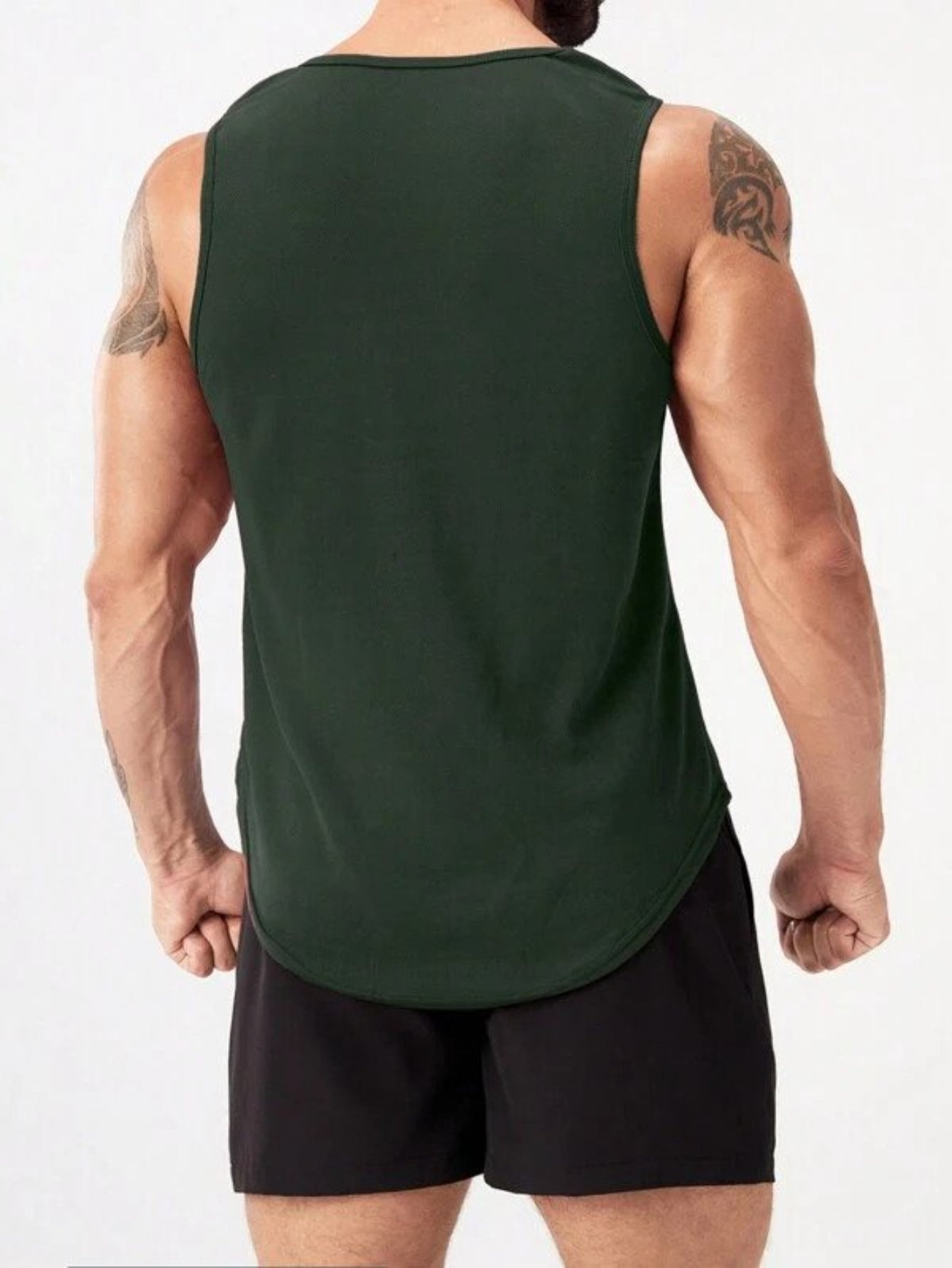 "Never Give Up" Print Comfy Breathable Tank Top,