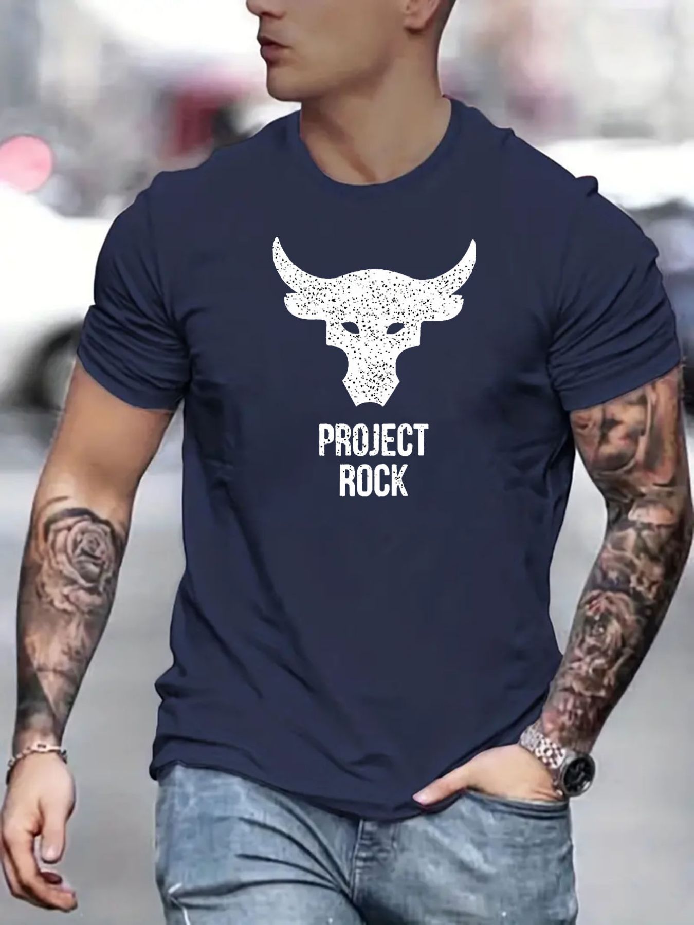 Vintage Bullhead Mens T-shirt - Short Sleeve