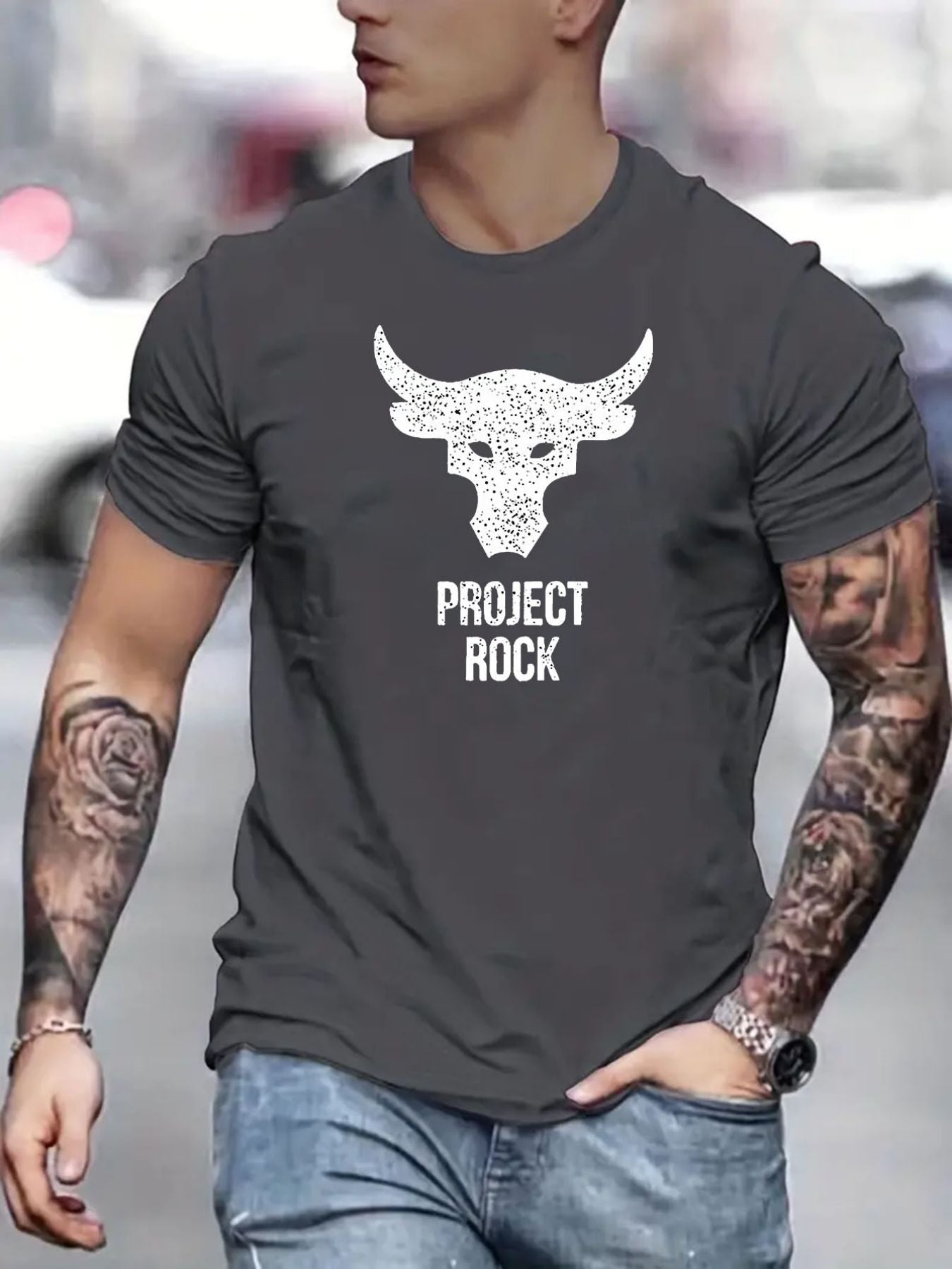 Vintage Bullhead Mens T-shirt - Short Sleeve