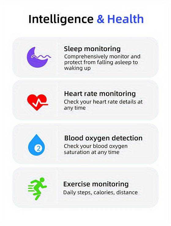 Smart Ring Fitness Tracker, Steps, Distance, Calories, Sleep Tracking, Exercise Monitoring, Compatible with iPhone Android, IP68 Waterproof, Smart Jewelry, Accessories, Gift for Women Men