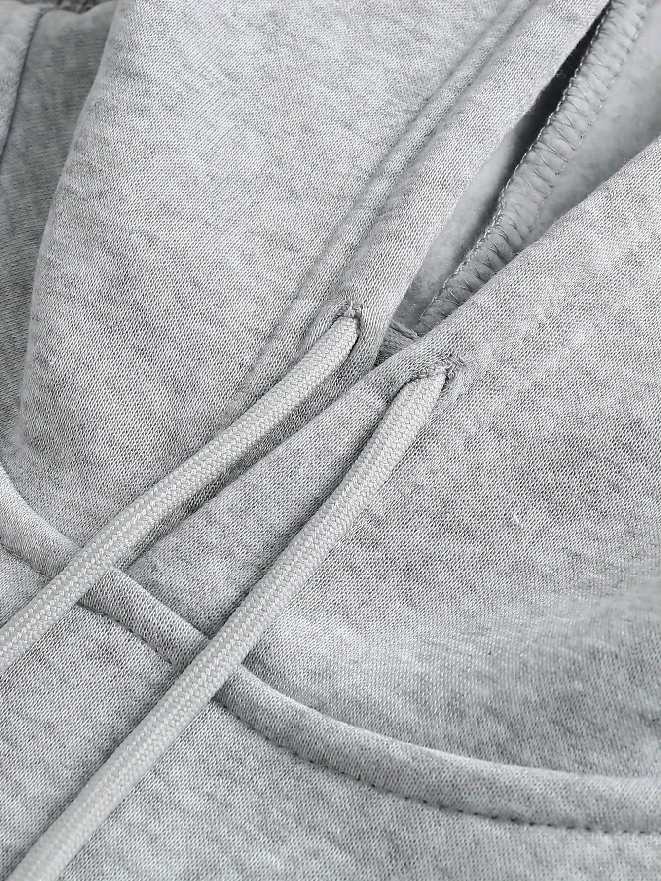 Men'S Casual Geometric Hoodie with Kangaroo Pocket