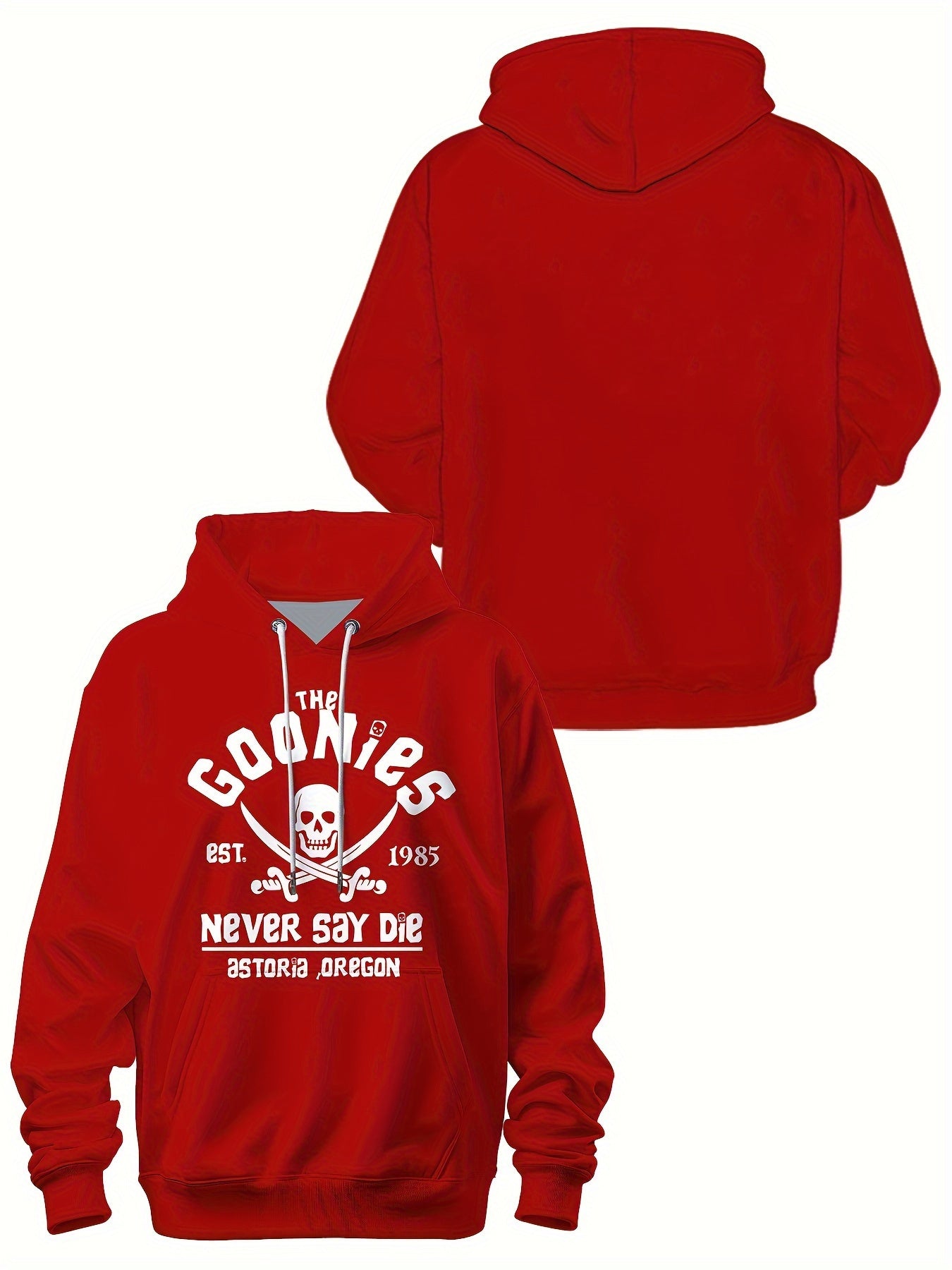 Plus Size Men's Hoodie - Embrace Rebellion & Conquer Any Challenge!