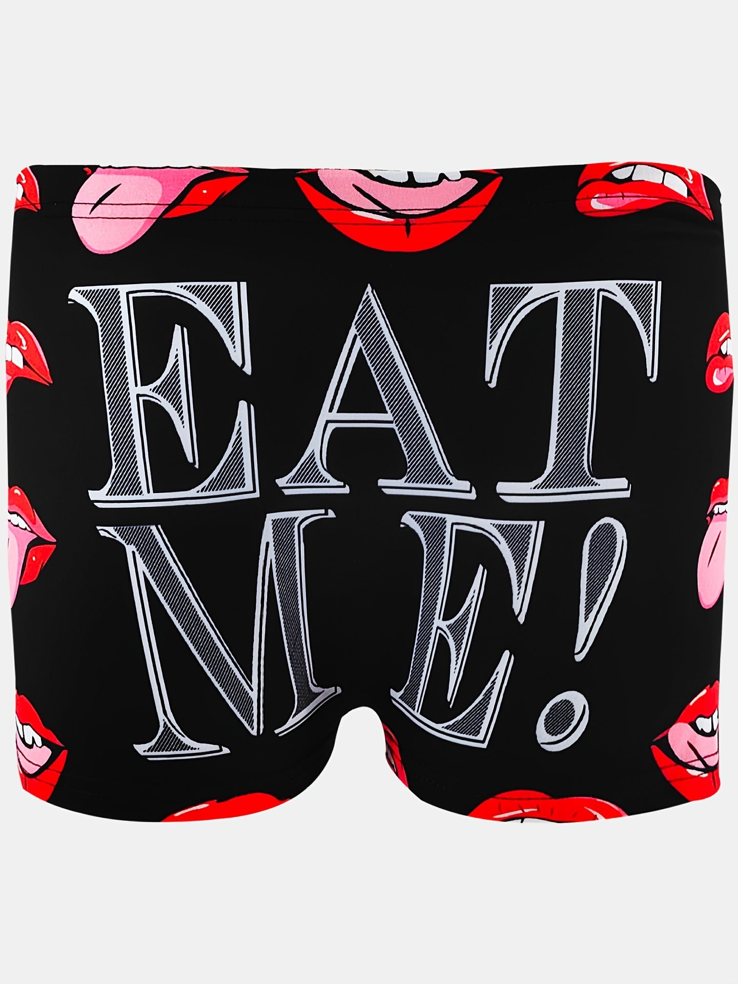 Women's Stretchy Letter Print Casual Shorts -