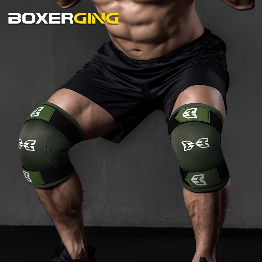 BOXERGING Knee Sleeves for Weightlifting, Squats, Powerlifting and Fitness Training