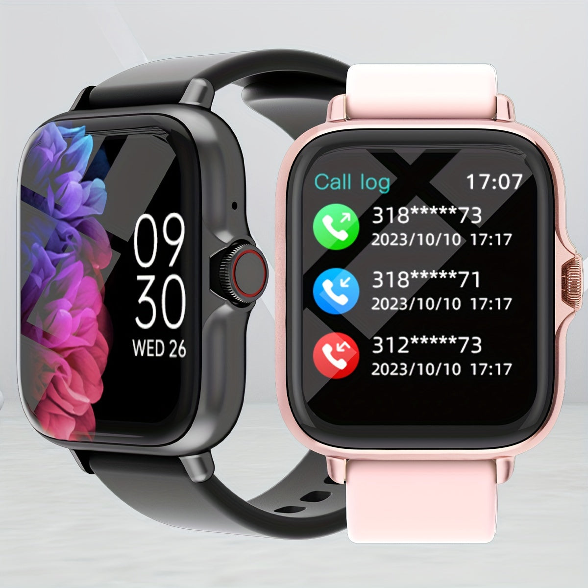 Waterproof Smart Watch, 1.83'' Full Touch Screen Display With Message, Answer Make Call Smartwatch Sleep Monitoring, Sports Pedometer, Information Alerts, For IPhone/Android Phones, Smartbands Fitness Watch For Women/Men