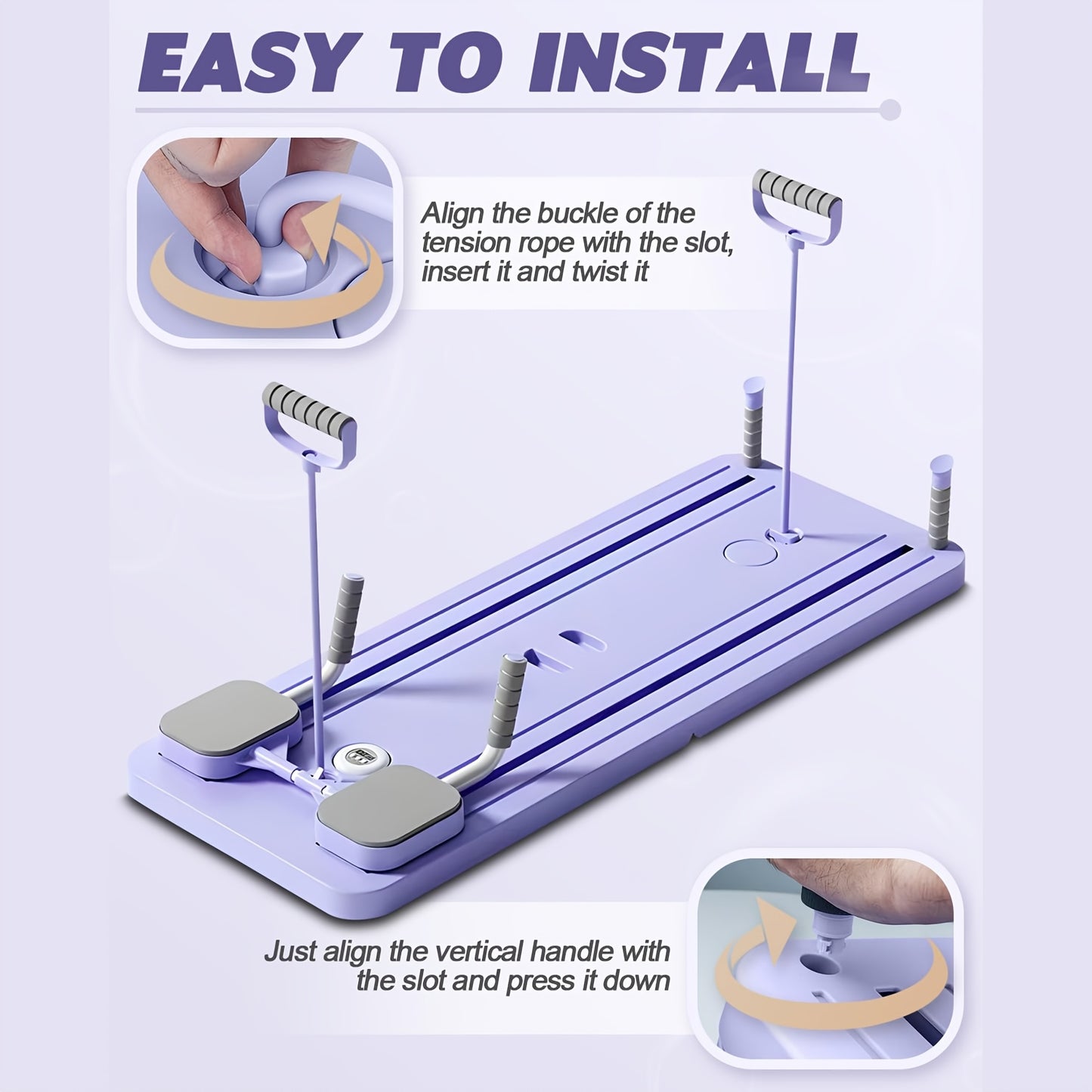 5 In1 Pilates Board for Home Foldable