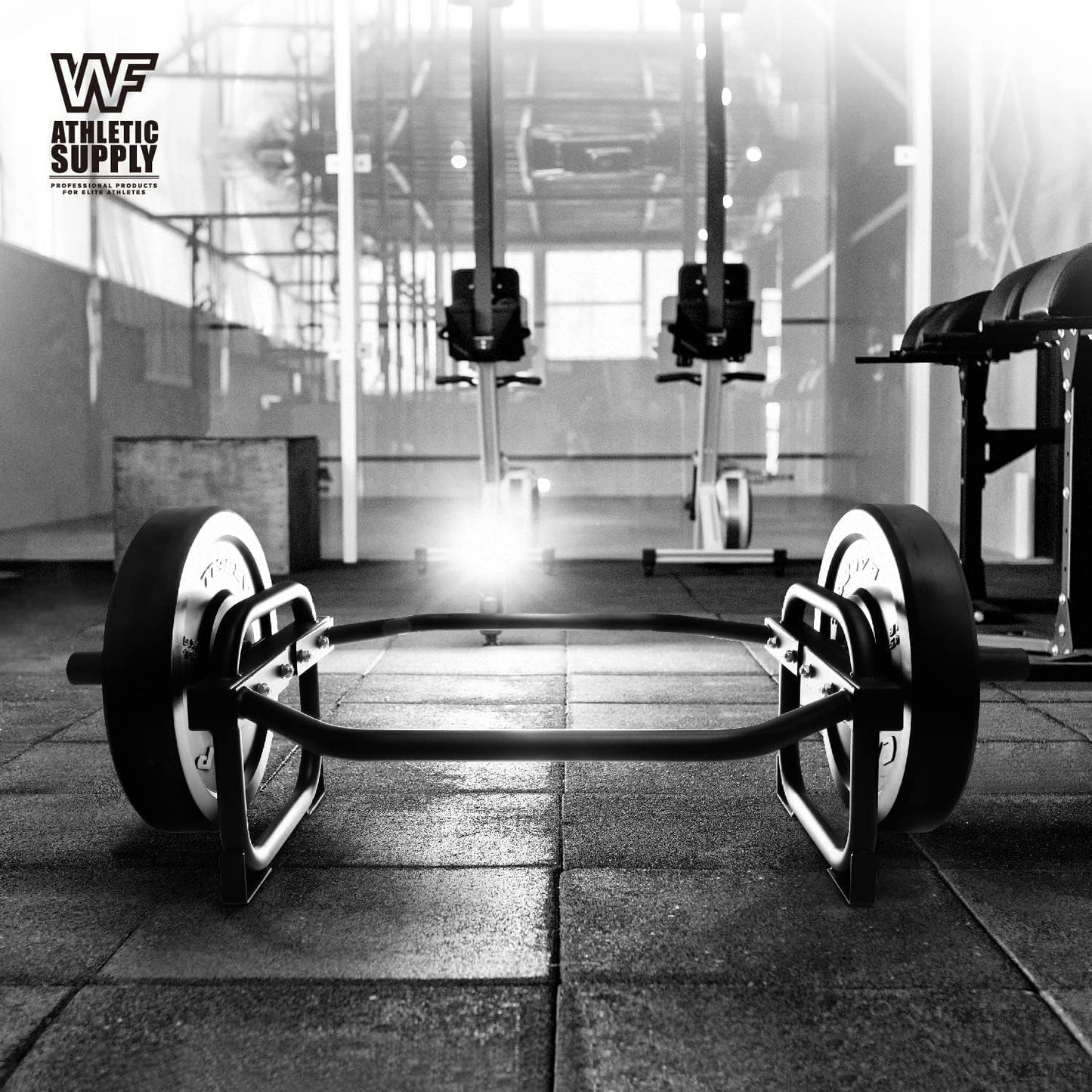 2-Inch Shrug Bar with Raised Handles for Squats & Deadlifts