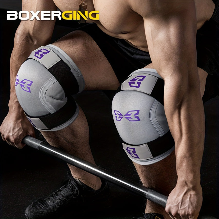 BOXERGING Knee Sleeves for Weightlifting, Squats, Powerlifting and Fitness Training