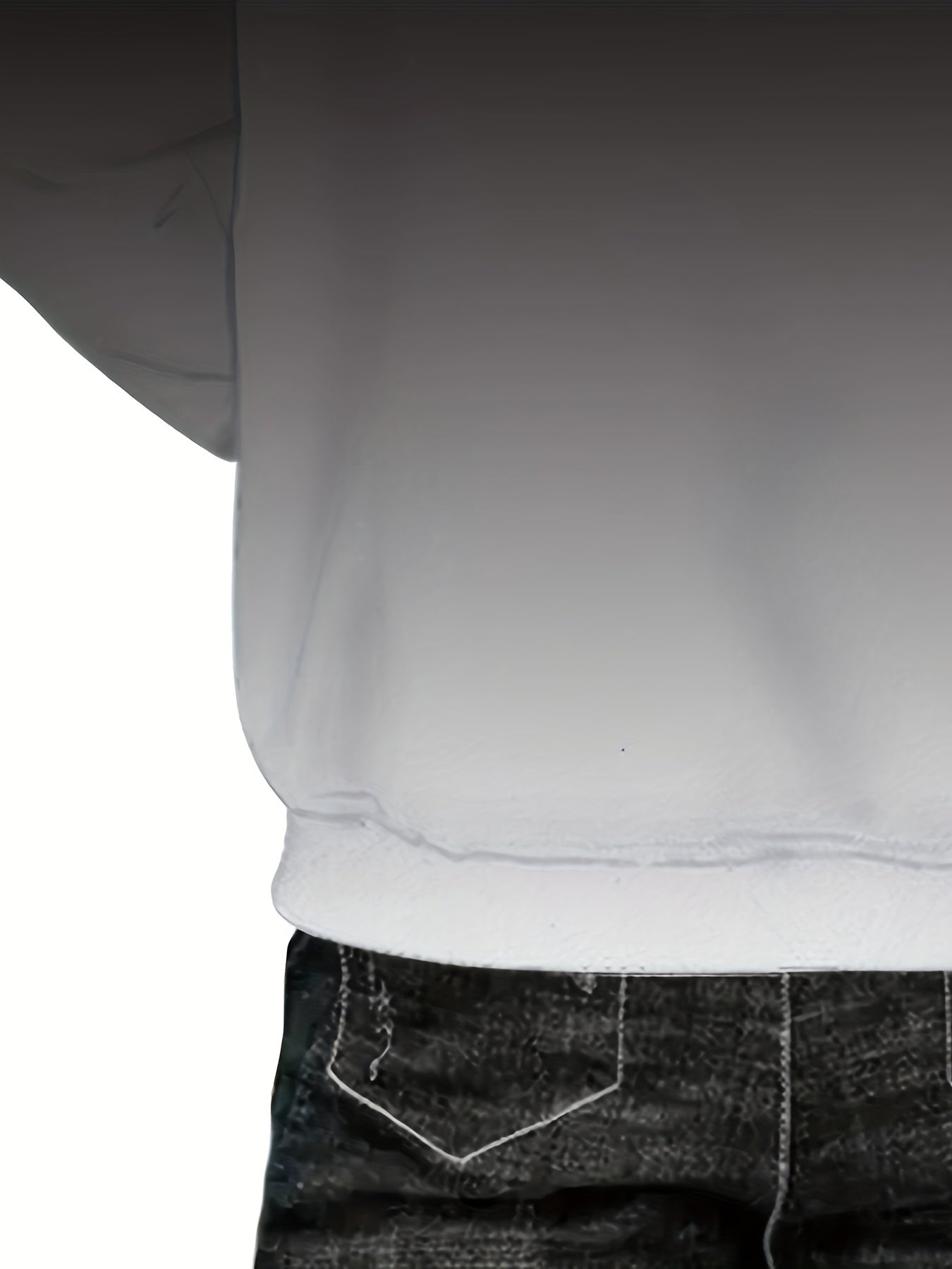 Men's Casual Hoodie with 3D Letter Print