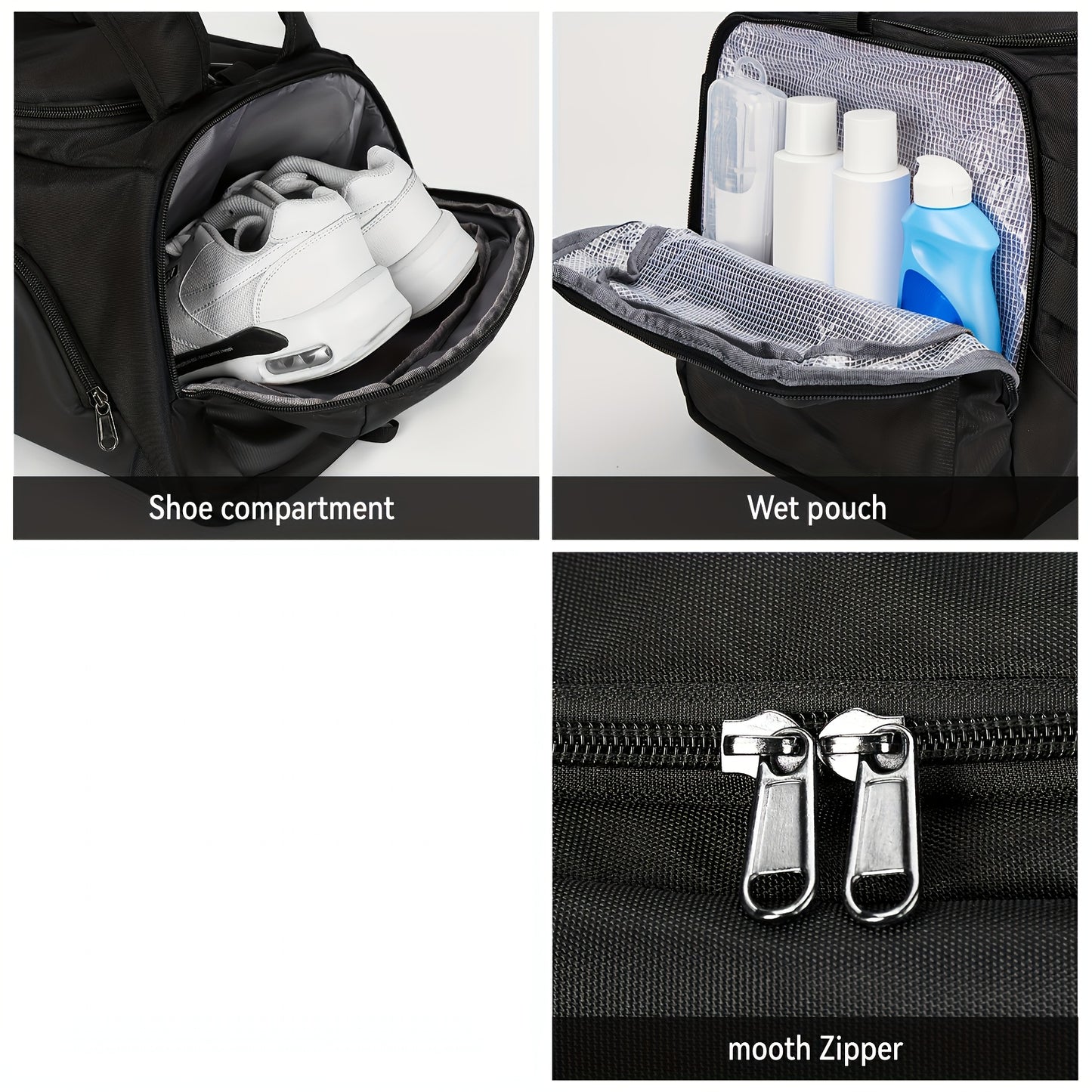 Extra-Large Capacity Gym Bag - Waterproof and Durable Design with Dry and Wet Separation,