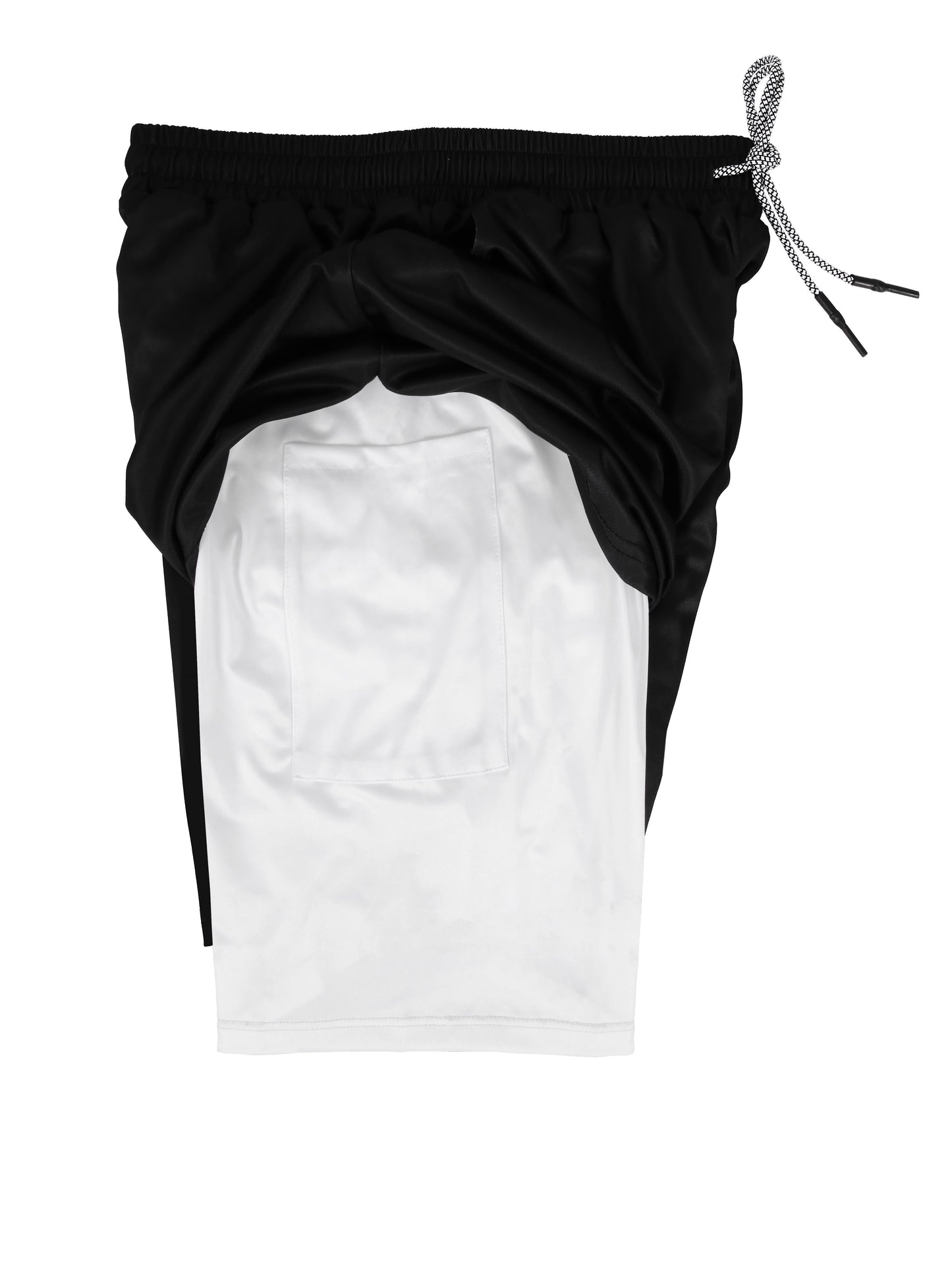 2 In 1 Compression Shorts Cross Fashion Short