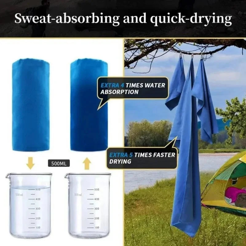 Microfiber Towel Set of 3 Quick Dry Super Absorbent