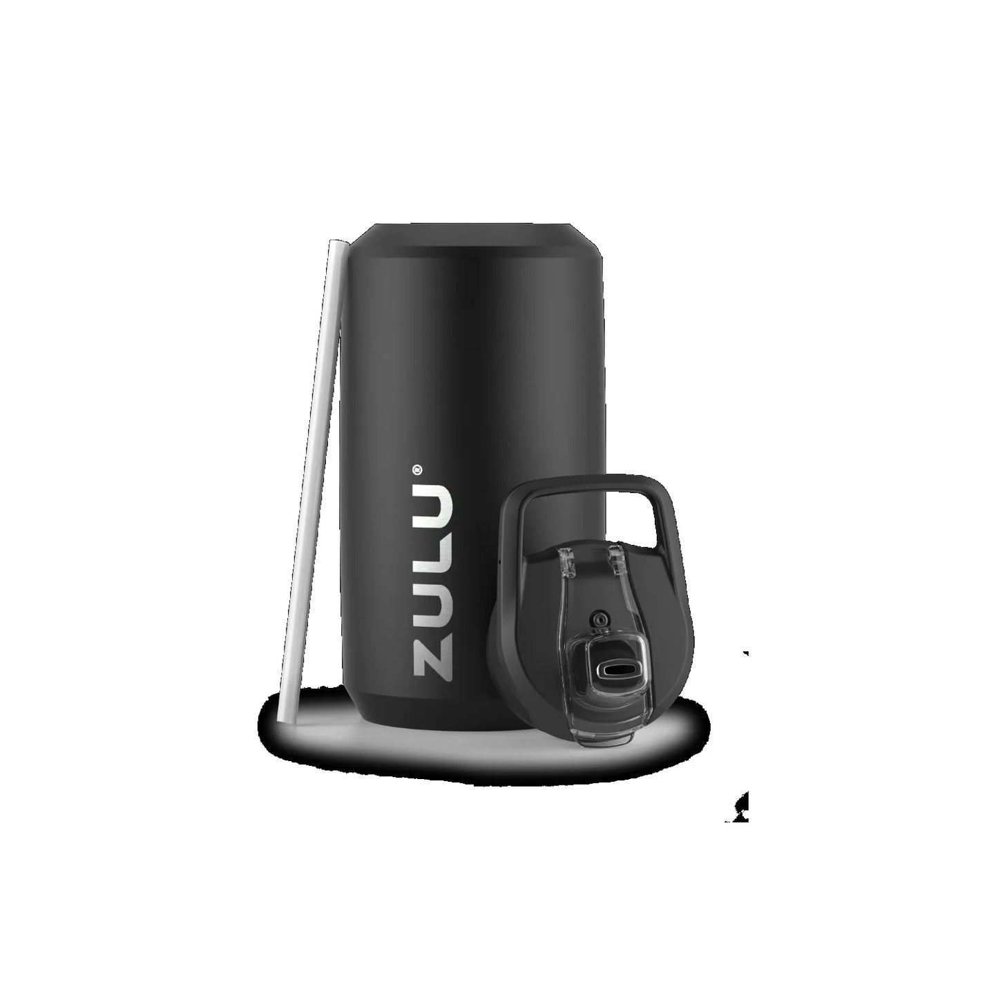 Black 64 fl oz. Half Gallon Stainless Steel Goals Jug Water Bottle