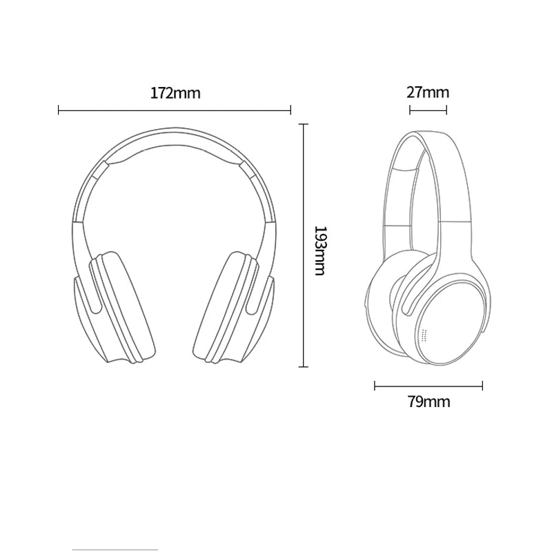 Wireless Bluetooth Sports And Game Headphones 5.0 Foldable Headphones