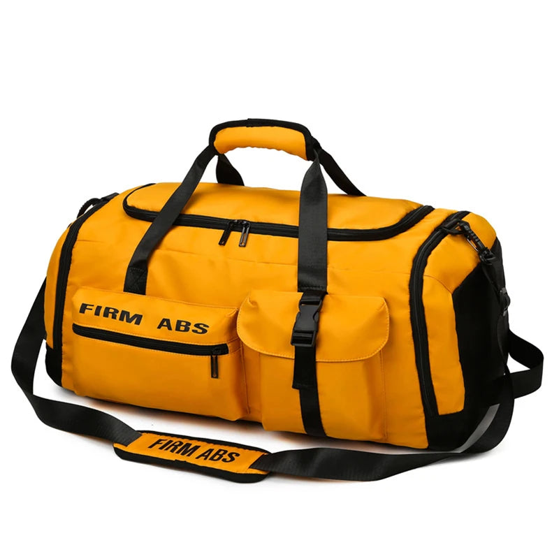 Large Capacity Sports Duffle Traveling Bag with Shoes Compartment