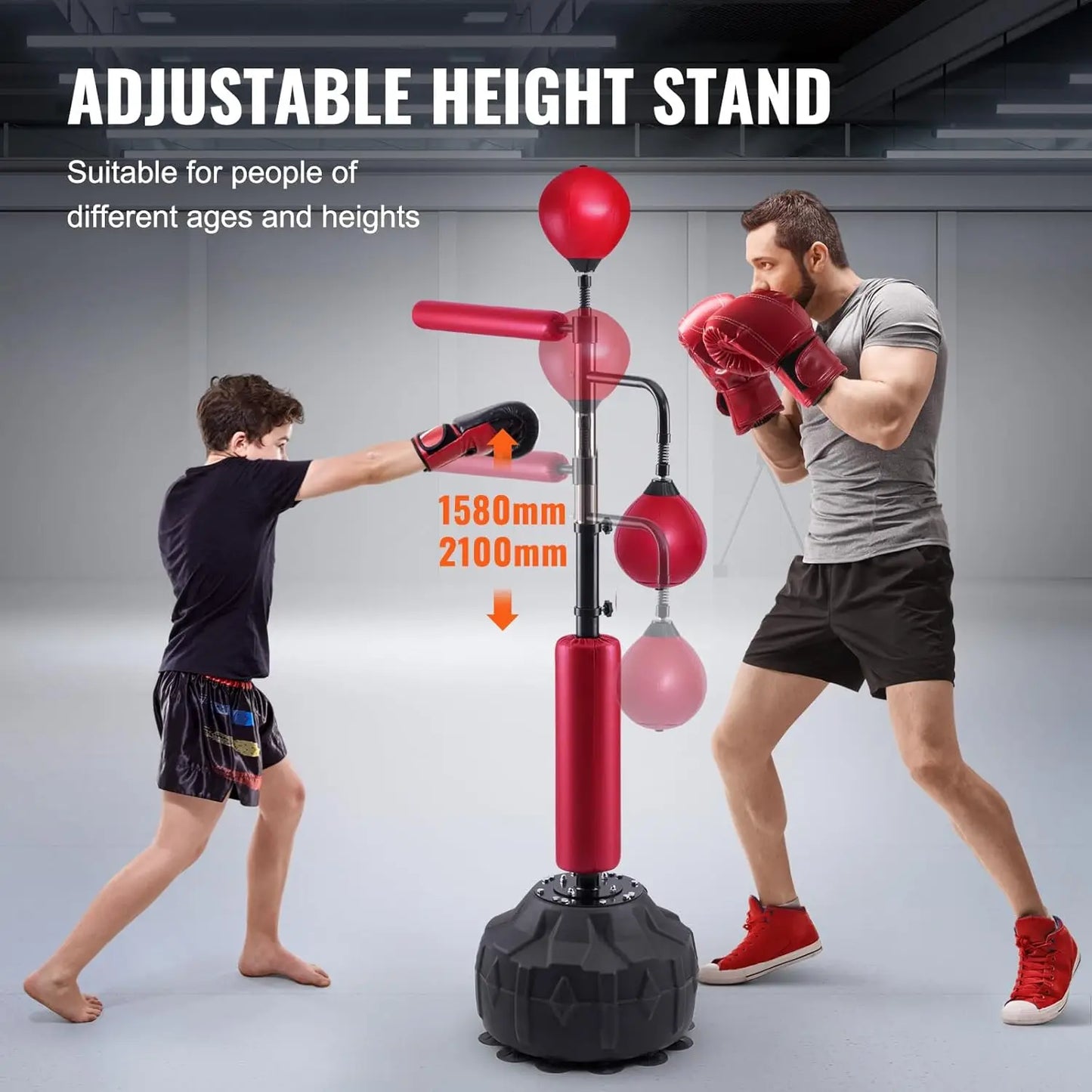 Boxing Speed Trainer, Punching Bag with Stand,