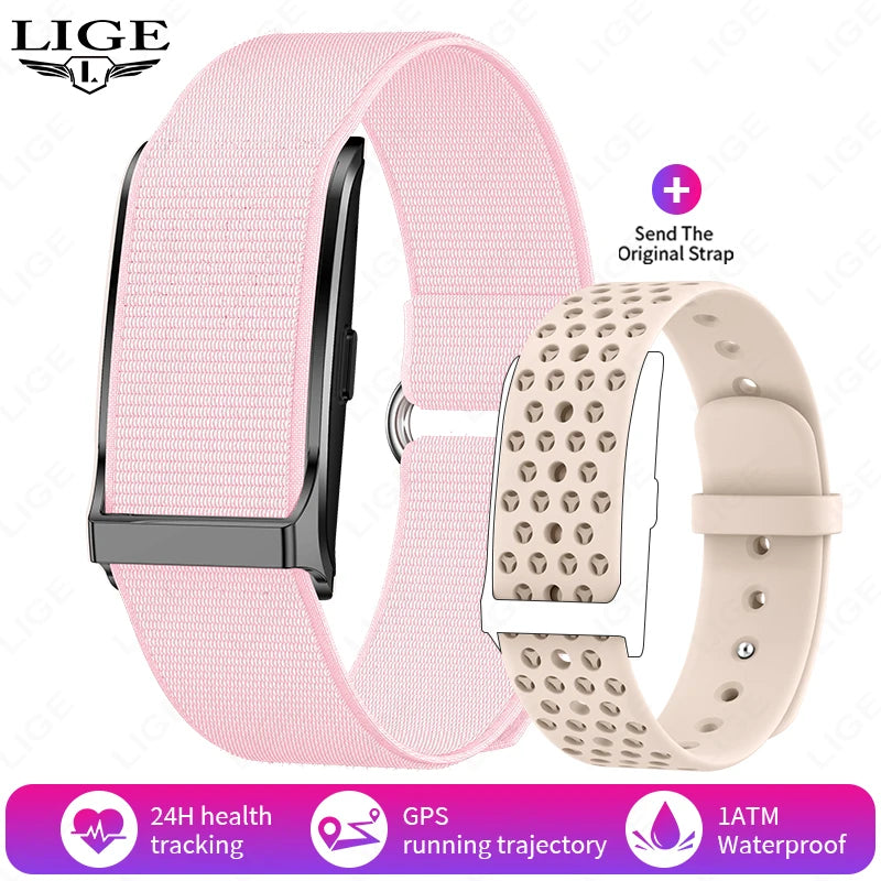 LIGE Health Smart Bracelet for Couples Heart Rate Monitor Activity Fitness Tracker Men Women Band Sports Waterproof Smart Watch