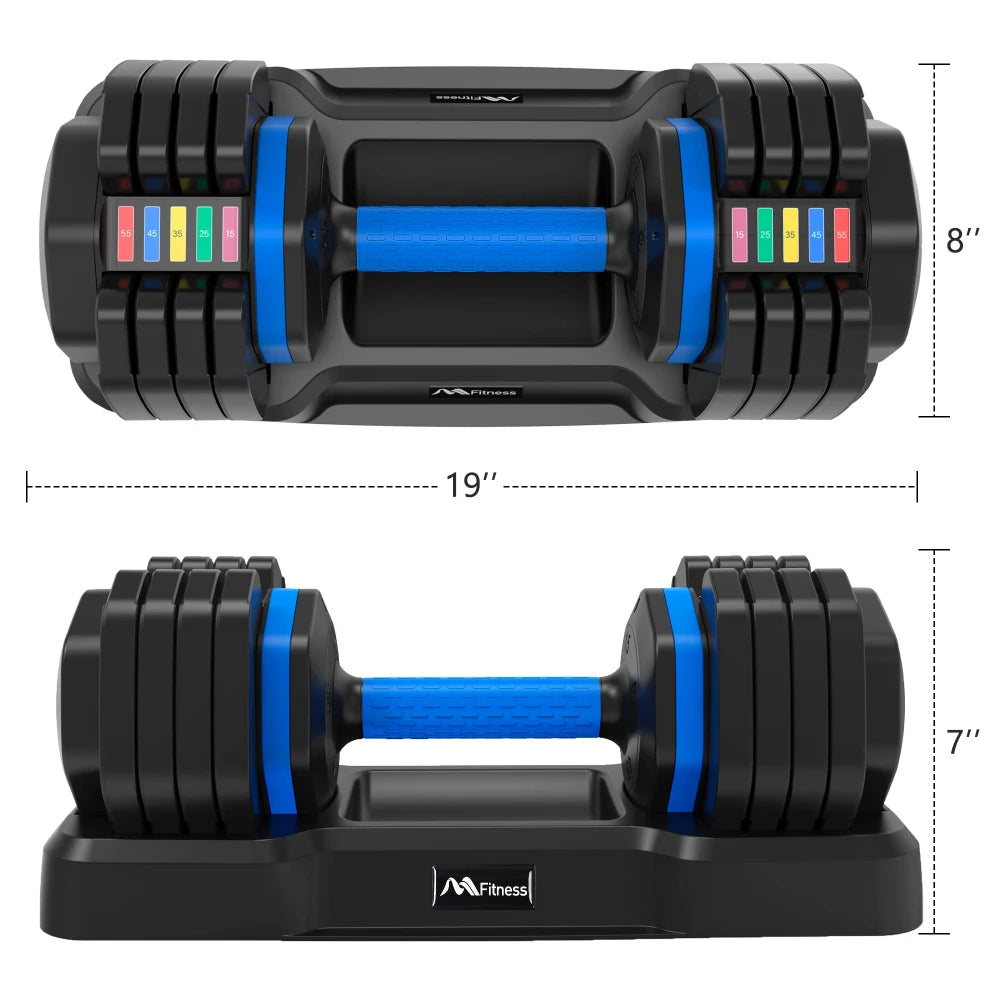 Adjustable Dumbbell - 55lb X2 Set of 2