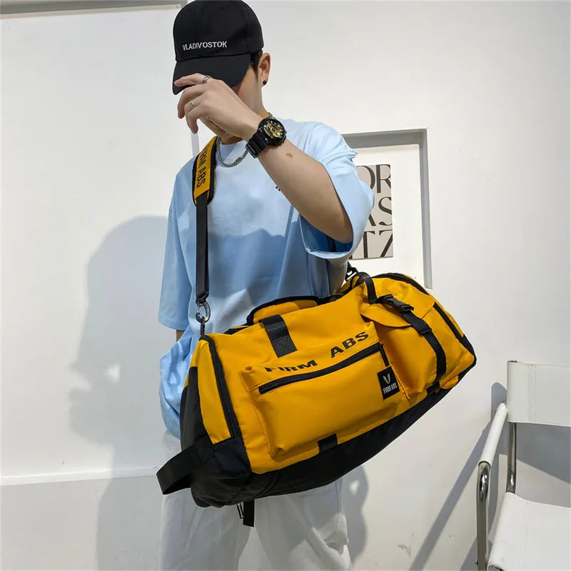 Gym Fitness Travel Luggage Handbag Camping Training Shoulder Duffle Sports Bag