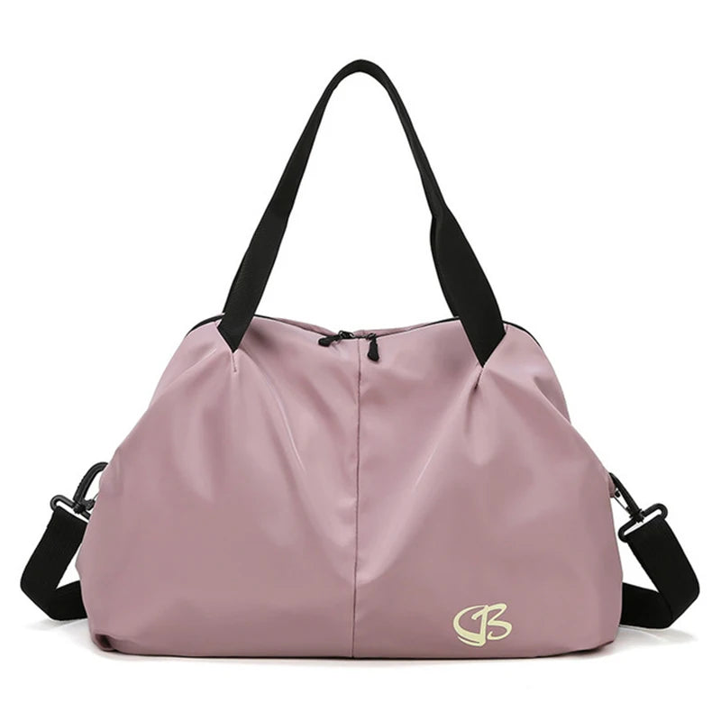 Large Capacity Sports Duffle Traveling Bag with Shoes Compartment