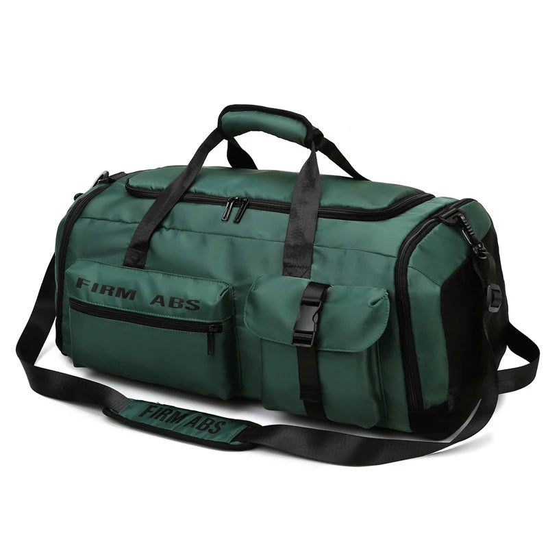 Large Capacity Sports Duffle Traveling Bag with Shoes Compartment