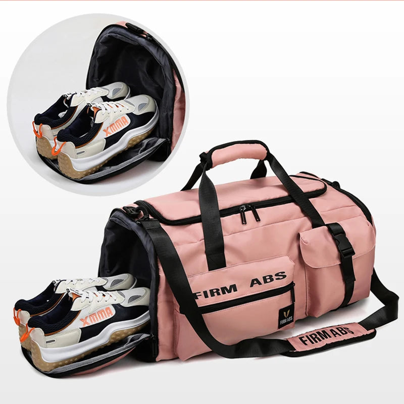 Gym Fitness Travel Luggage Handbag Camping Training Shoulder Duffle Sports Bag