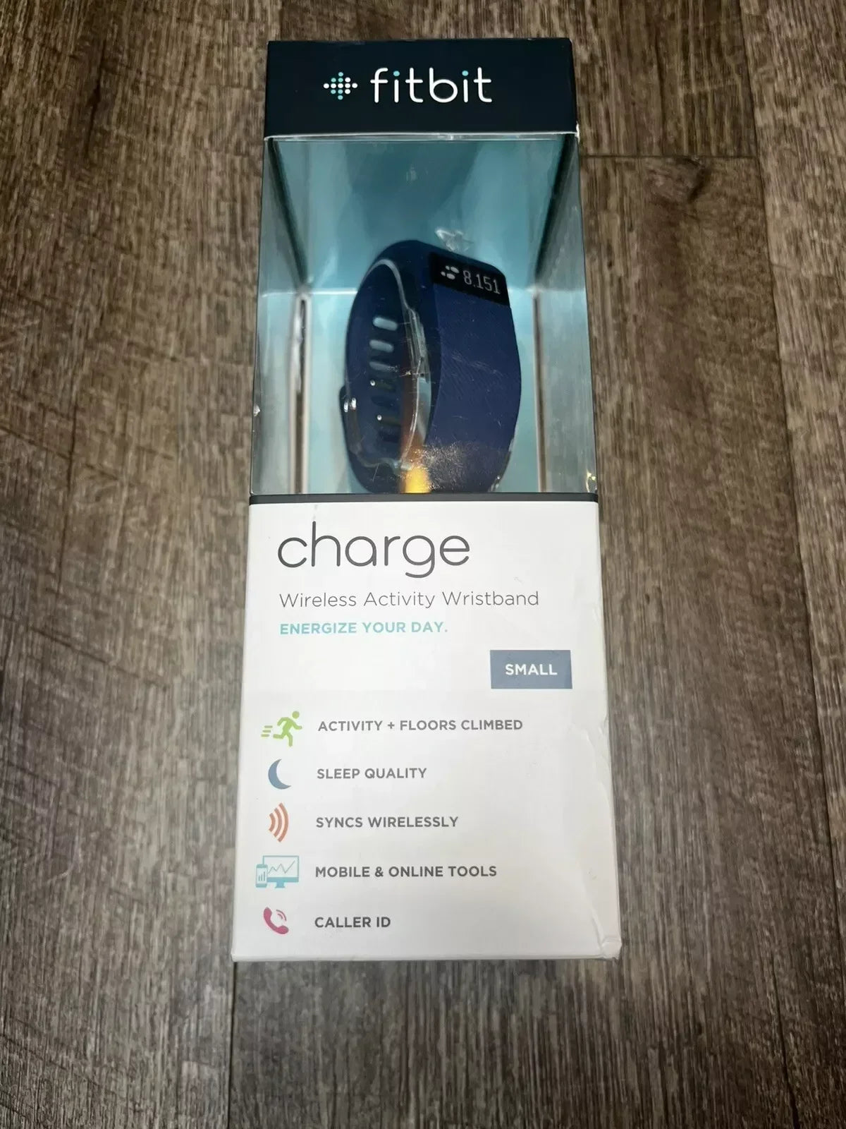 Fitbit Charge/Charge HR Heart Rate Fitness Activity Sleep Tracker Wristband TEAL LARGE (Black )
