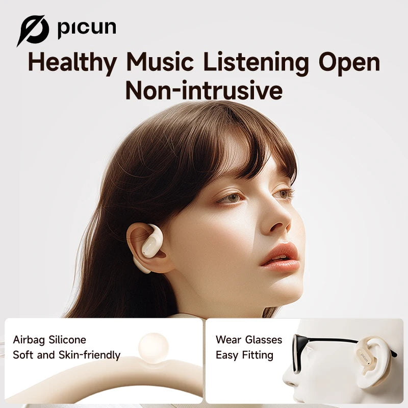 Picun H1 OWS Earphones Bluetooth 5.3 Wireless Air Conduction Earphone