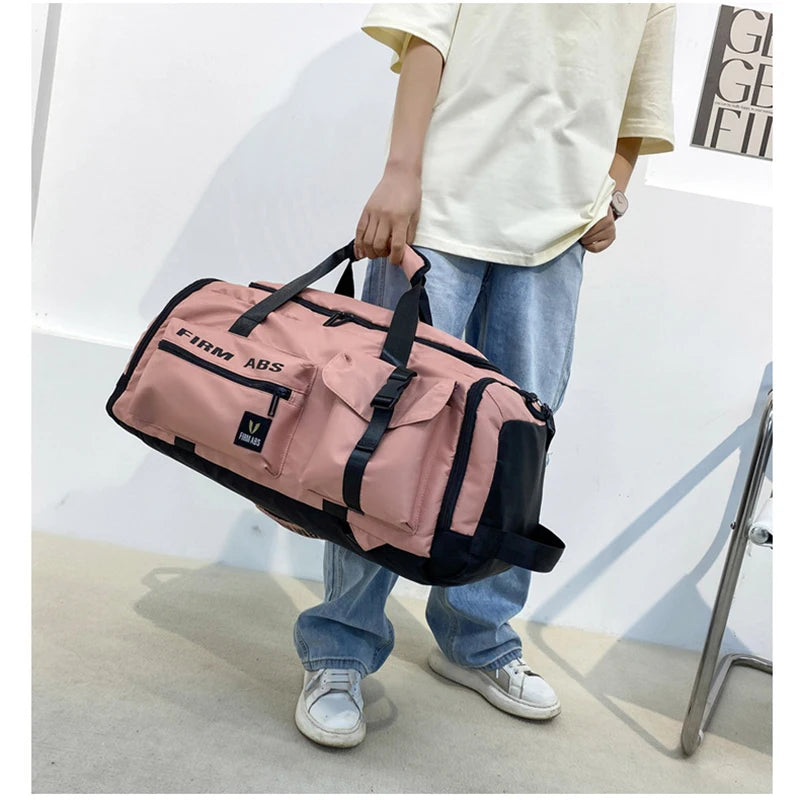 Gym Fitness Travel Luggage Handbag Camping Training Shoulder Duffle Sports Bag