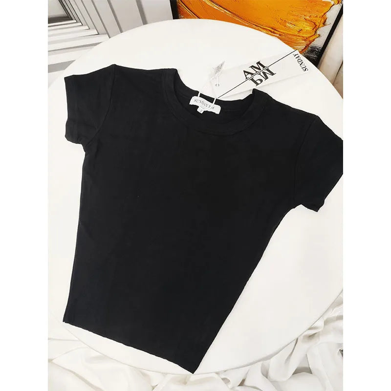 Crop Tops Exposed Navel Quick Dry Fitness Gym Sport Wear
