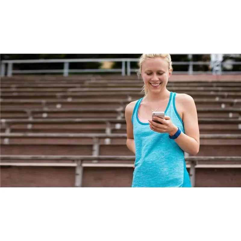 Fitbit Charge/Charge HR Heart Rate Fitness Activity Sleep Tracker Wristband TEAL LARGE (Black )