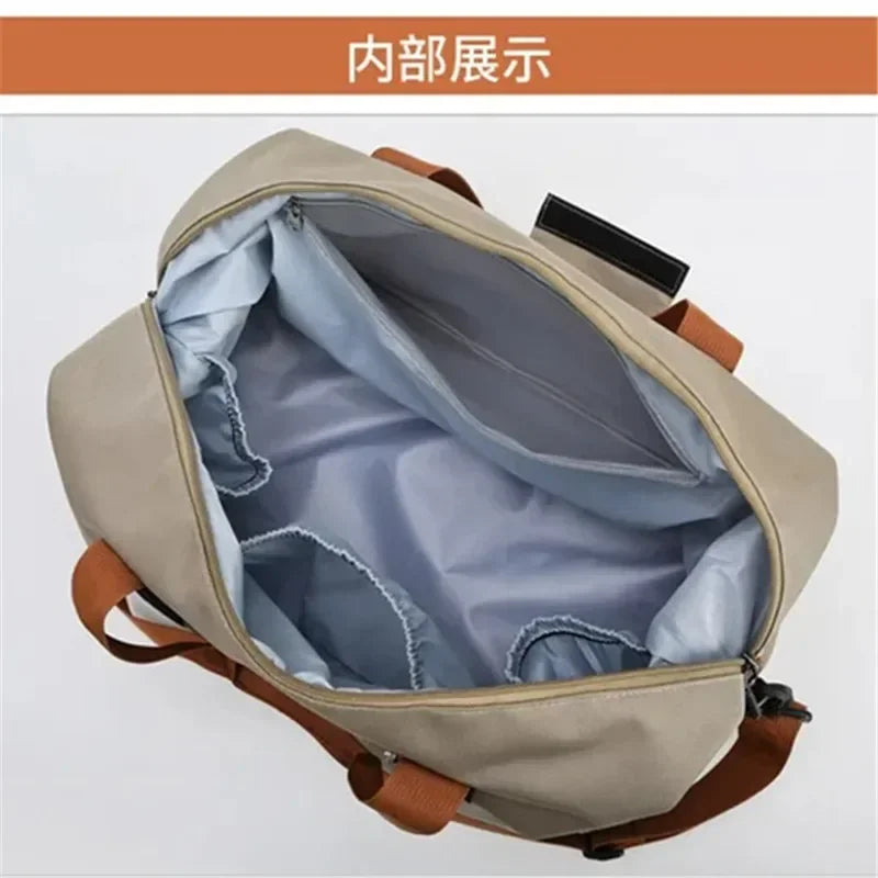 Large Capacity Men's Sports bag Waterproof Weekend Voyage Female Messenger Bag Dry And Wet