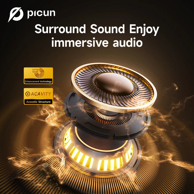 Picun H1 OWS Earphones Bluetooth 5.3 Wireless Air Conduction Earphone