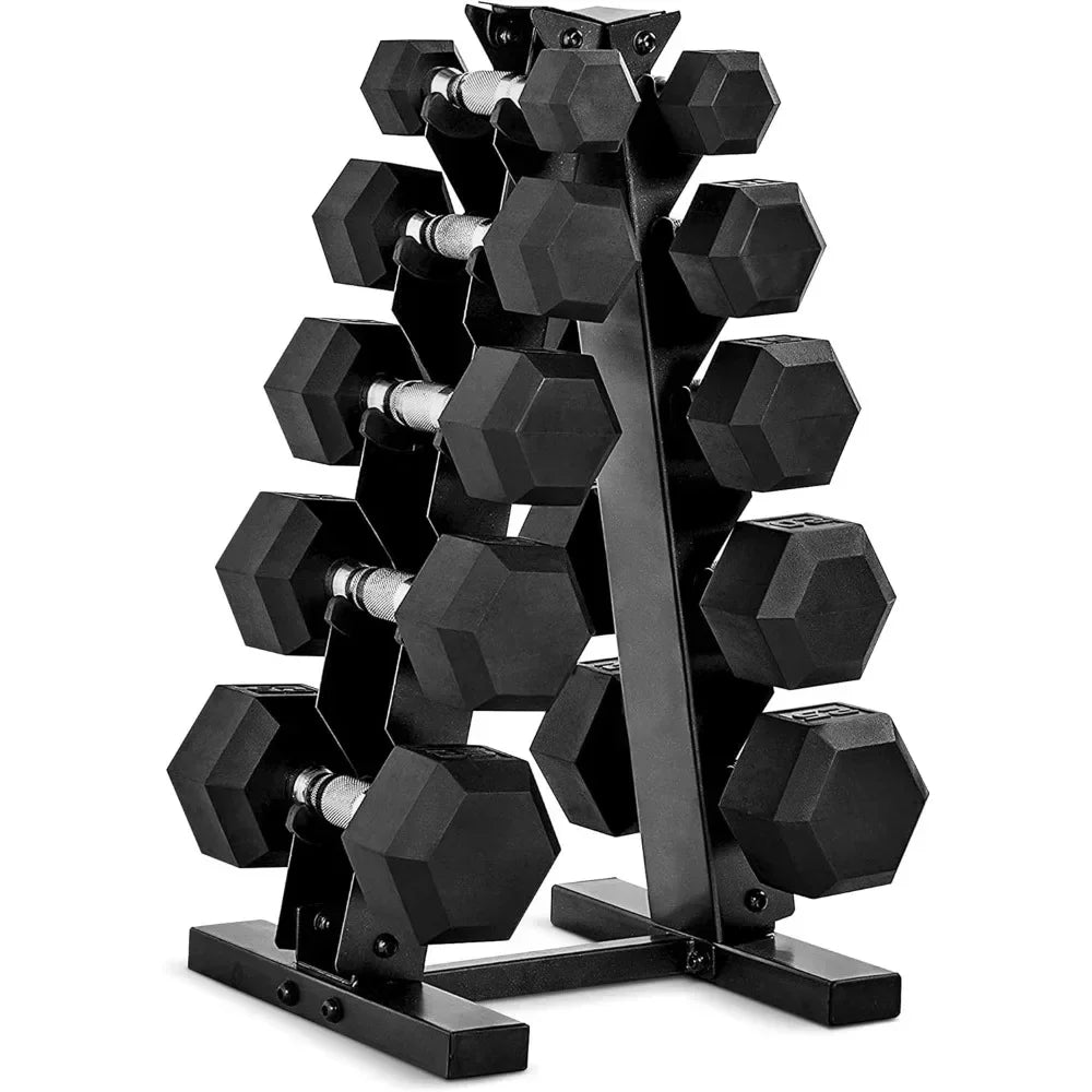 Dumbbell Dumbbell Set With Rack | Multiple Options in 150lbs and 210lbs