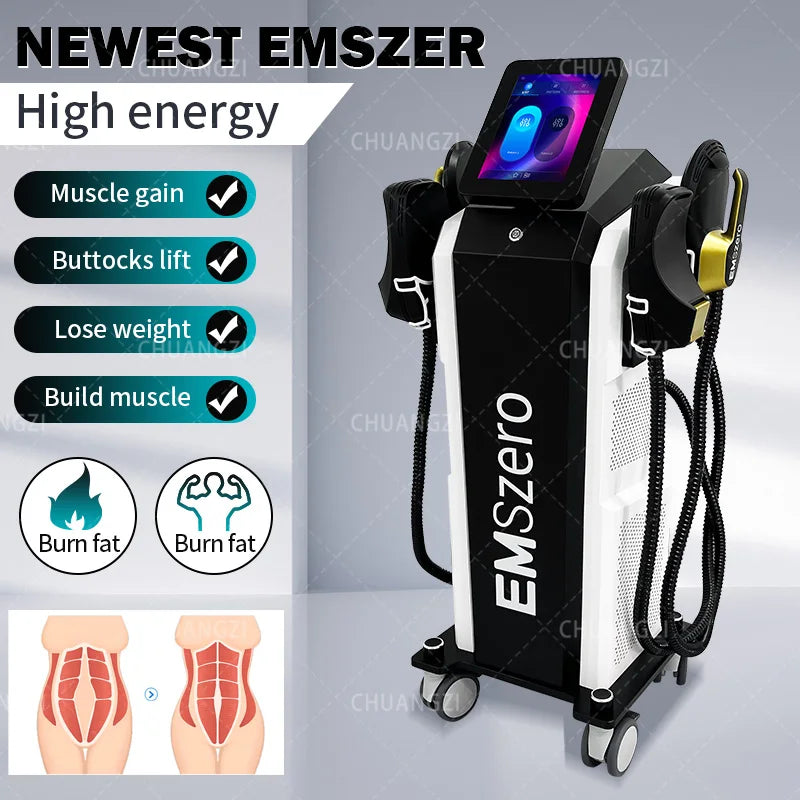 6500W Fat Body Sculpting Slimming Muscle Stimulation Electromagnetic Technology