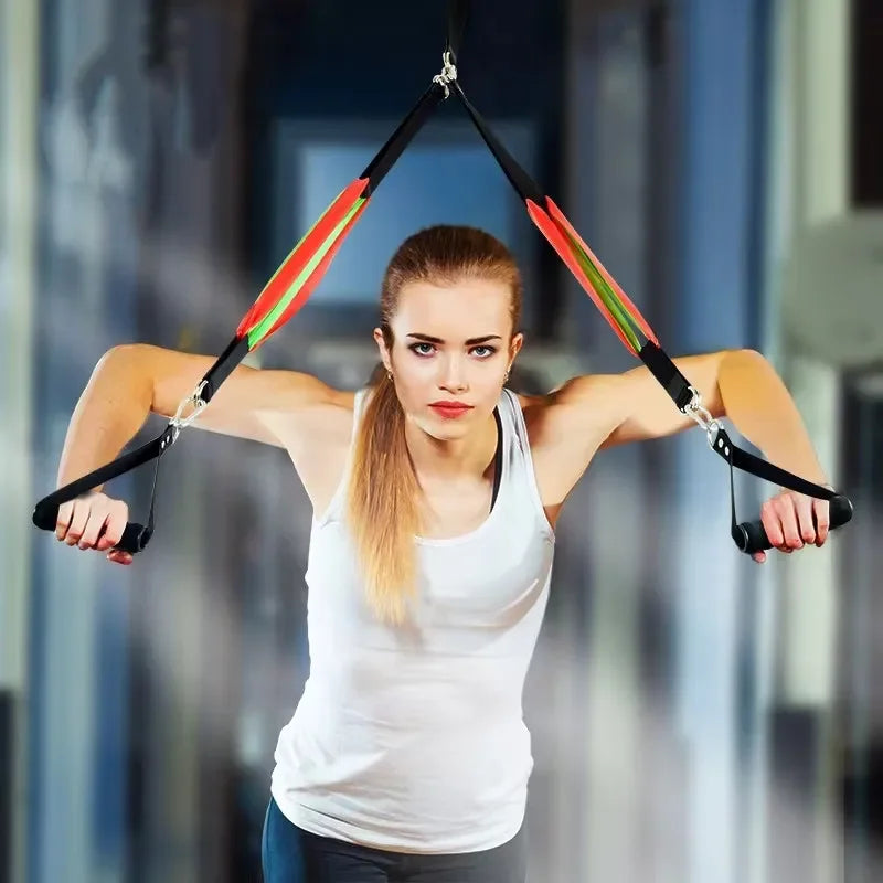 Exercises Latex Elastic Band Men Women Stretch Strength Training Fitness Equipment