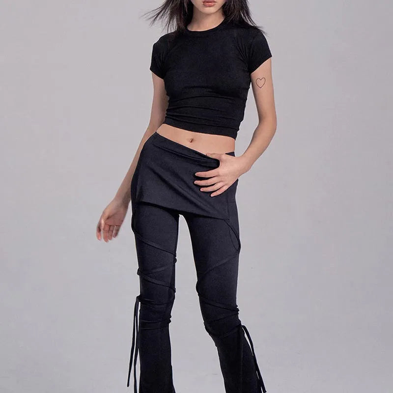 Crop Tops Exposed Navel Quick Dry Fitness Gym Sport Wear