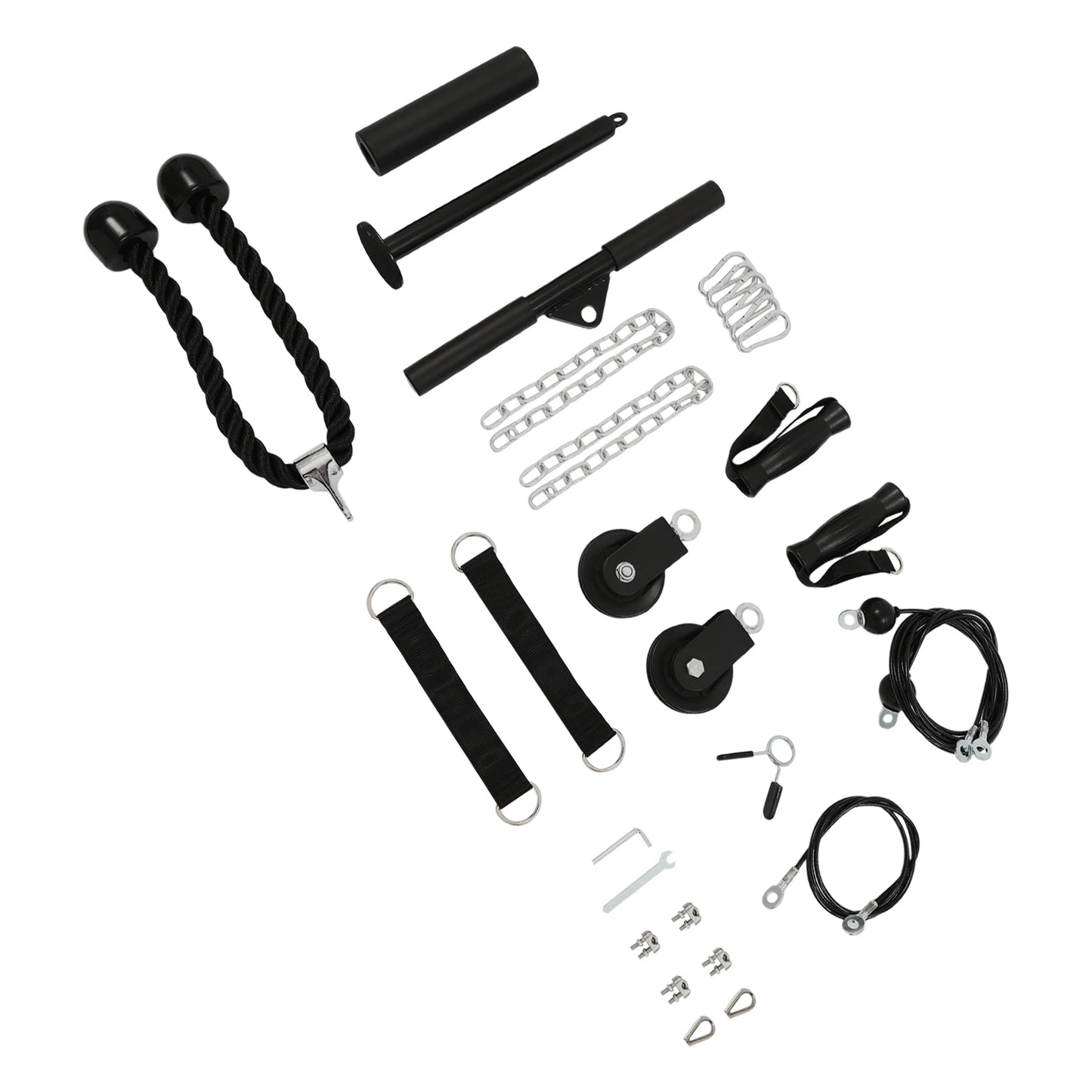 Cable Weight Pulley System Home Gym Equipment