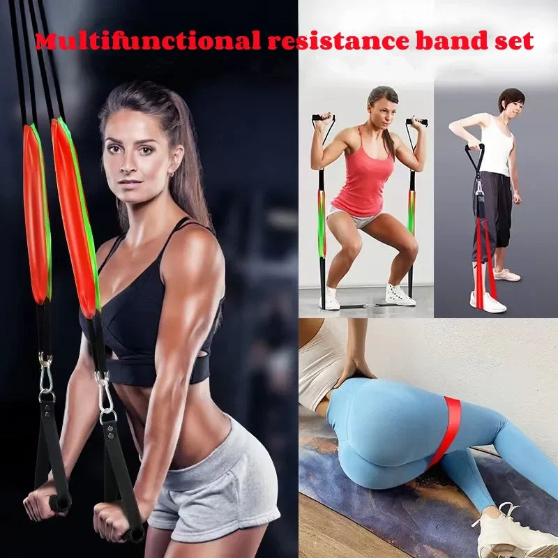 Exercises Latex Elastic Band Men Women Stretch Strength Training Fitness Equipment