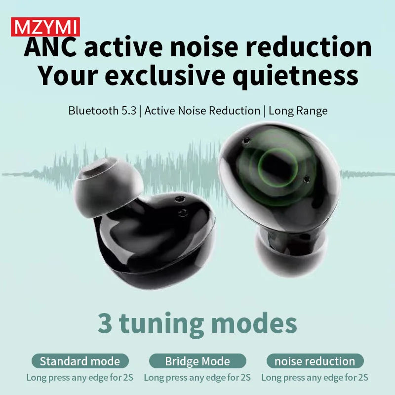 Wireless Earbuds Noise Cancelling In-Ear Earphones