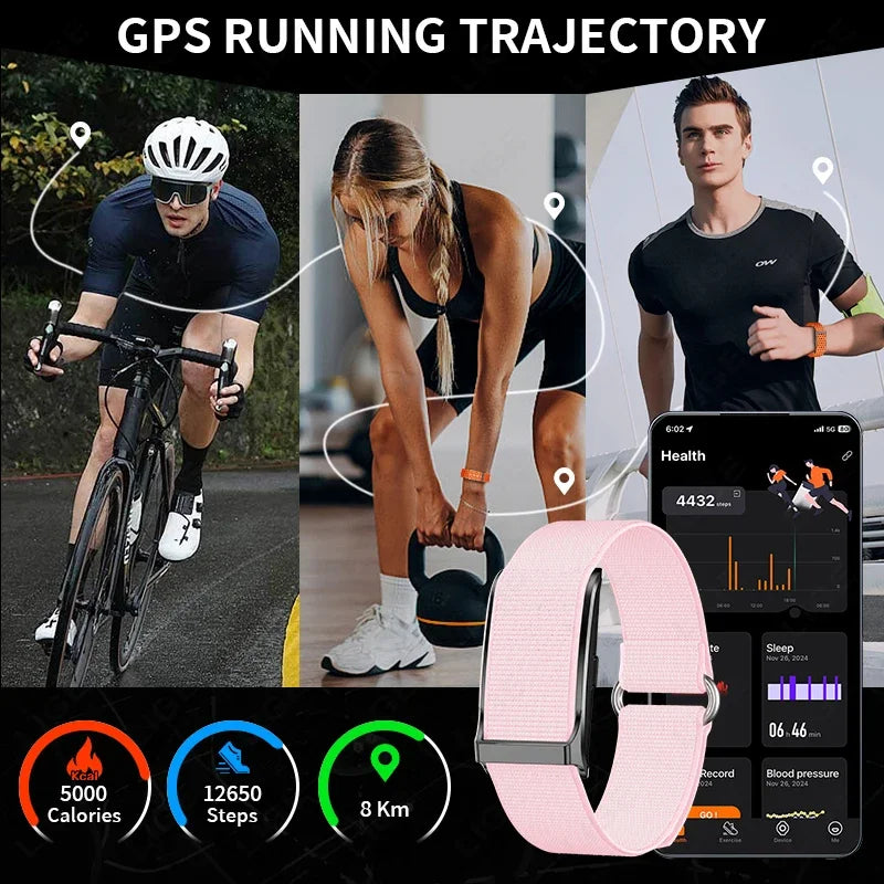 LIGE 2025 Smart Watch Ladies Fitness Activity Sleep Tracker