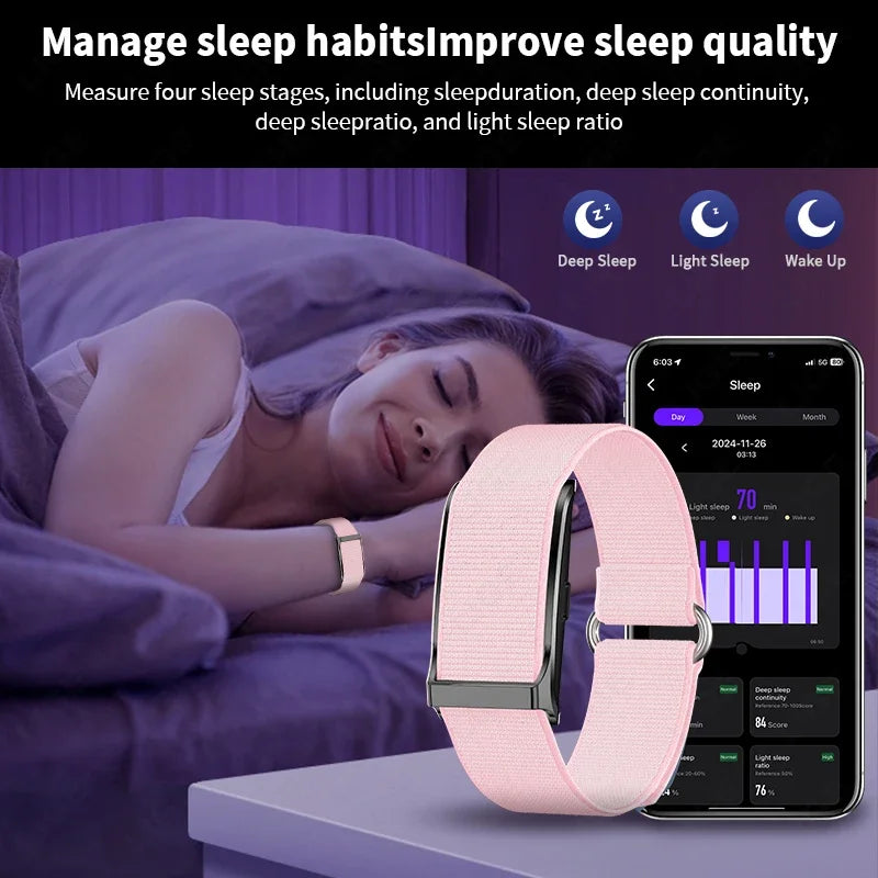 LIGE 2025 Smart Watch Ladies Fitness Activity Sleep Tracker