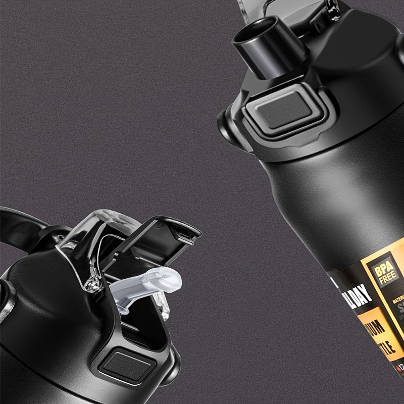1500/1200ml Stainless Steel 1pc Vacuum Cup With Handle Leakproof