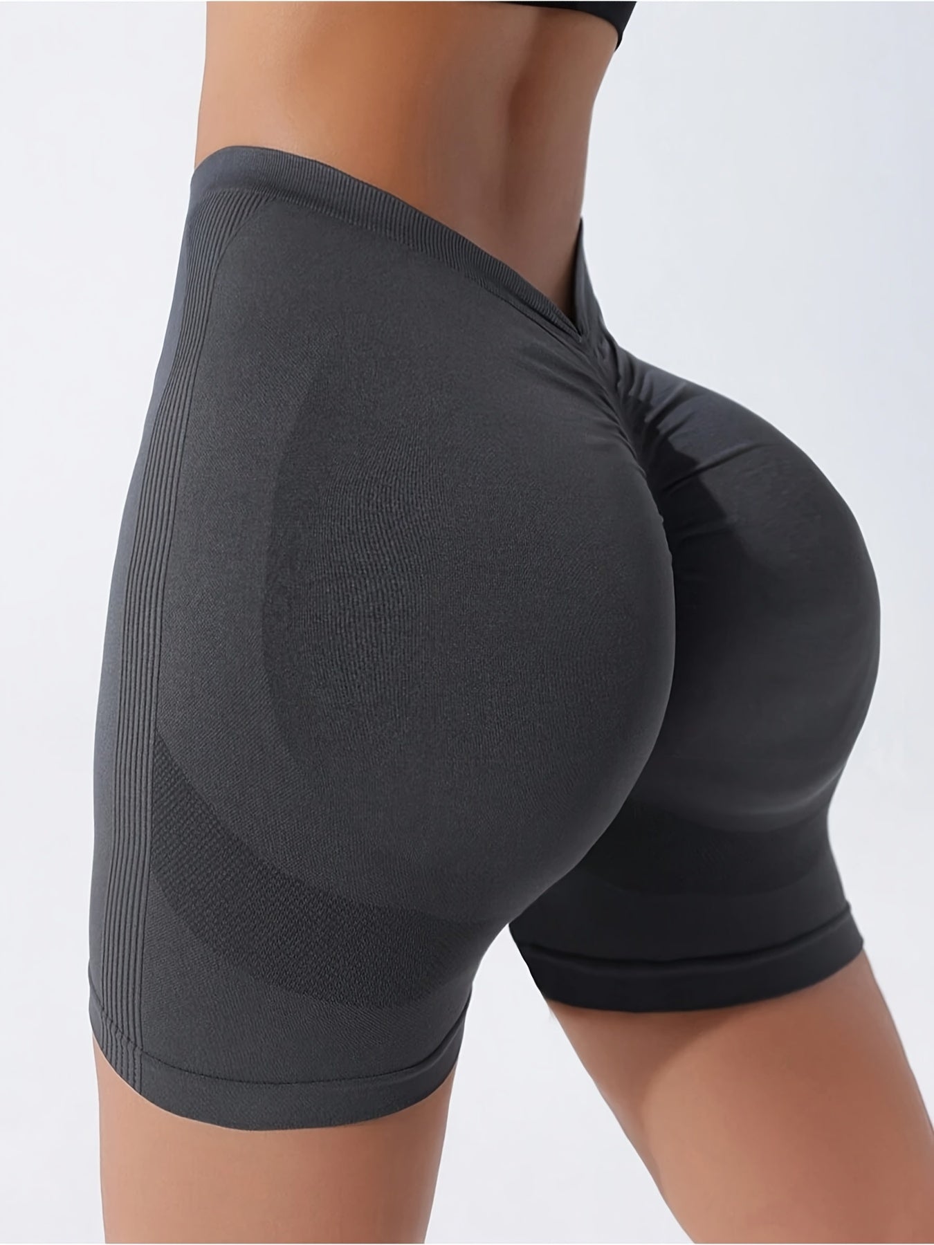 High-Waist Tummy Control Fitness Shorts for Women,