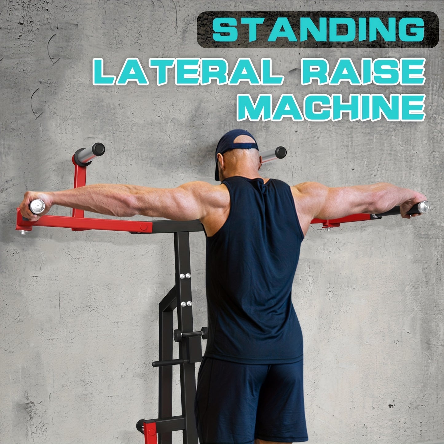 800LB Heavy-Duty Standing Lateral Raise Machine - Upper Body Machines for Home Gym