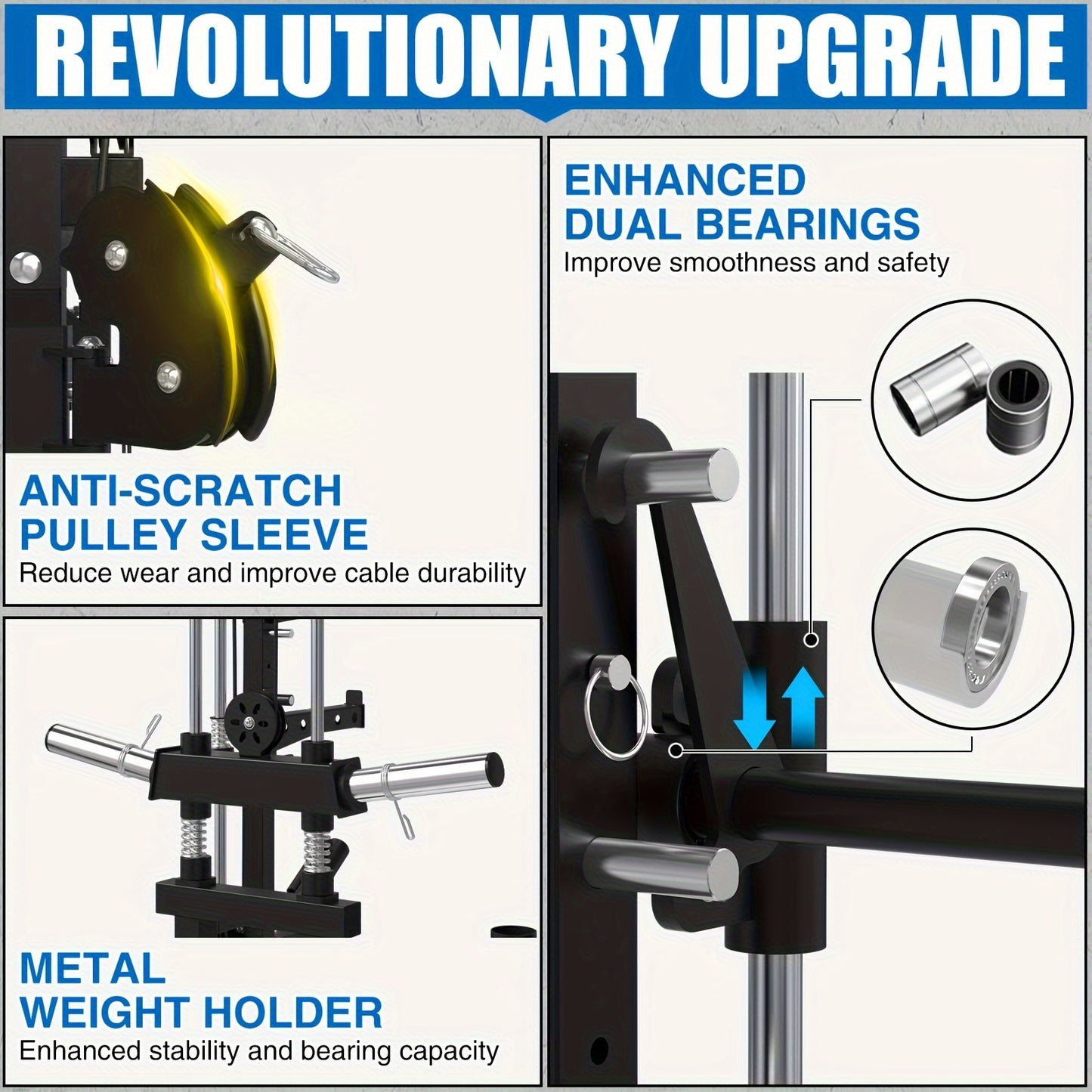 AII-IN-ONE Smith Machine With 2000 Pounds Capacity,