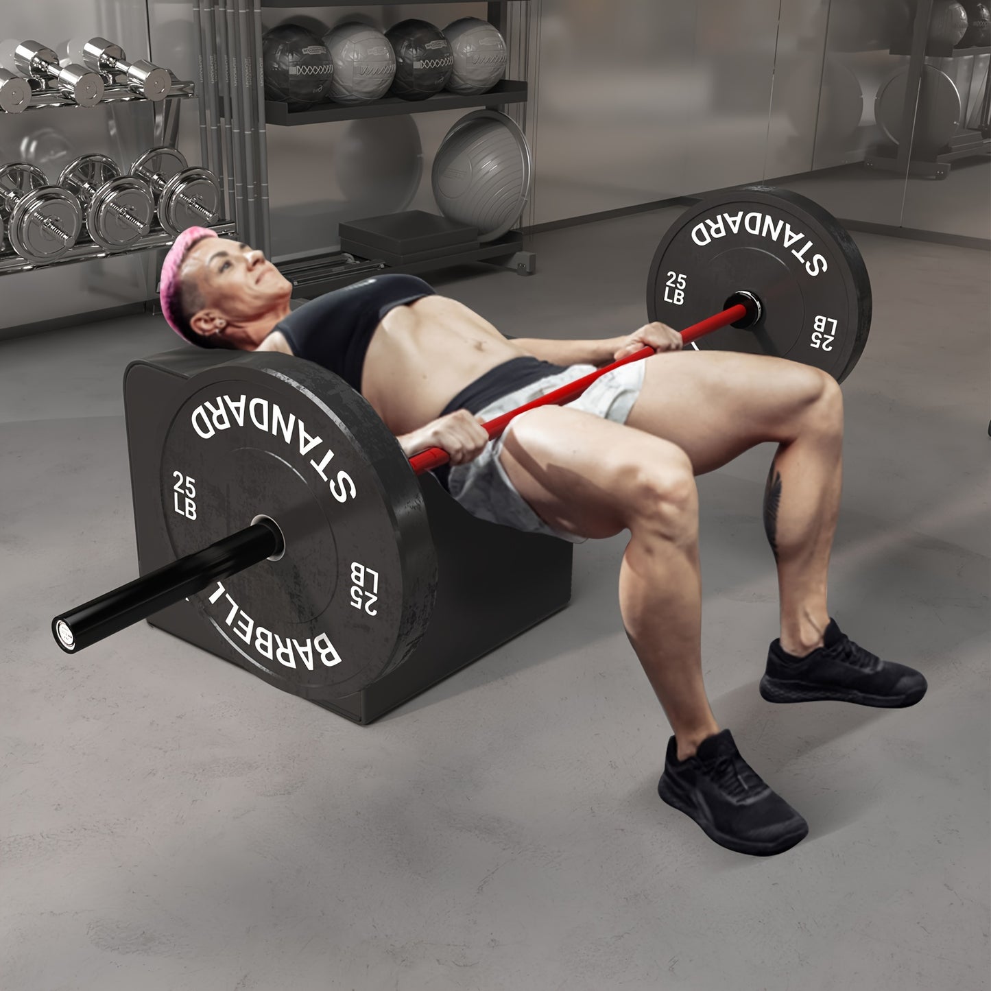 Home Gym Total Body Workout Hip Thrust Bench