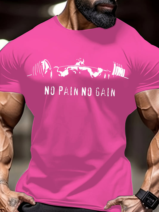 Muscle Man Tee - Comfortable Breathable Round Neck Short Sleeve T-Shirt for Spring Summer